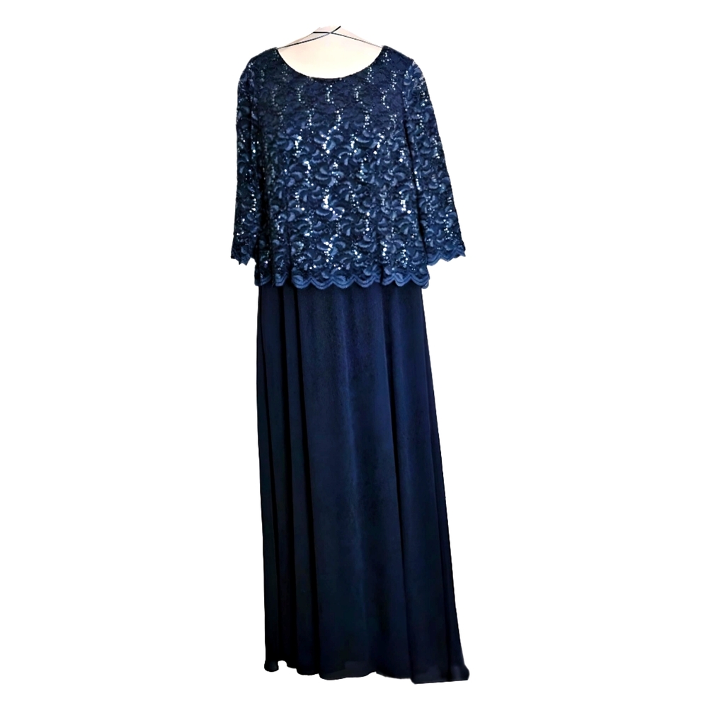 Alex Evenings Women's Long Dress with Sequins
